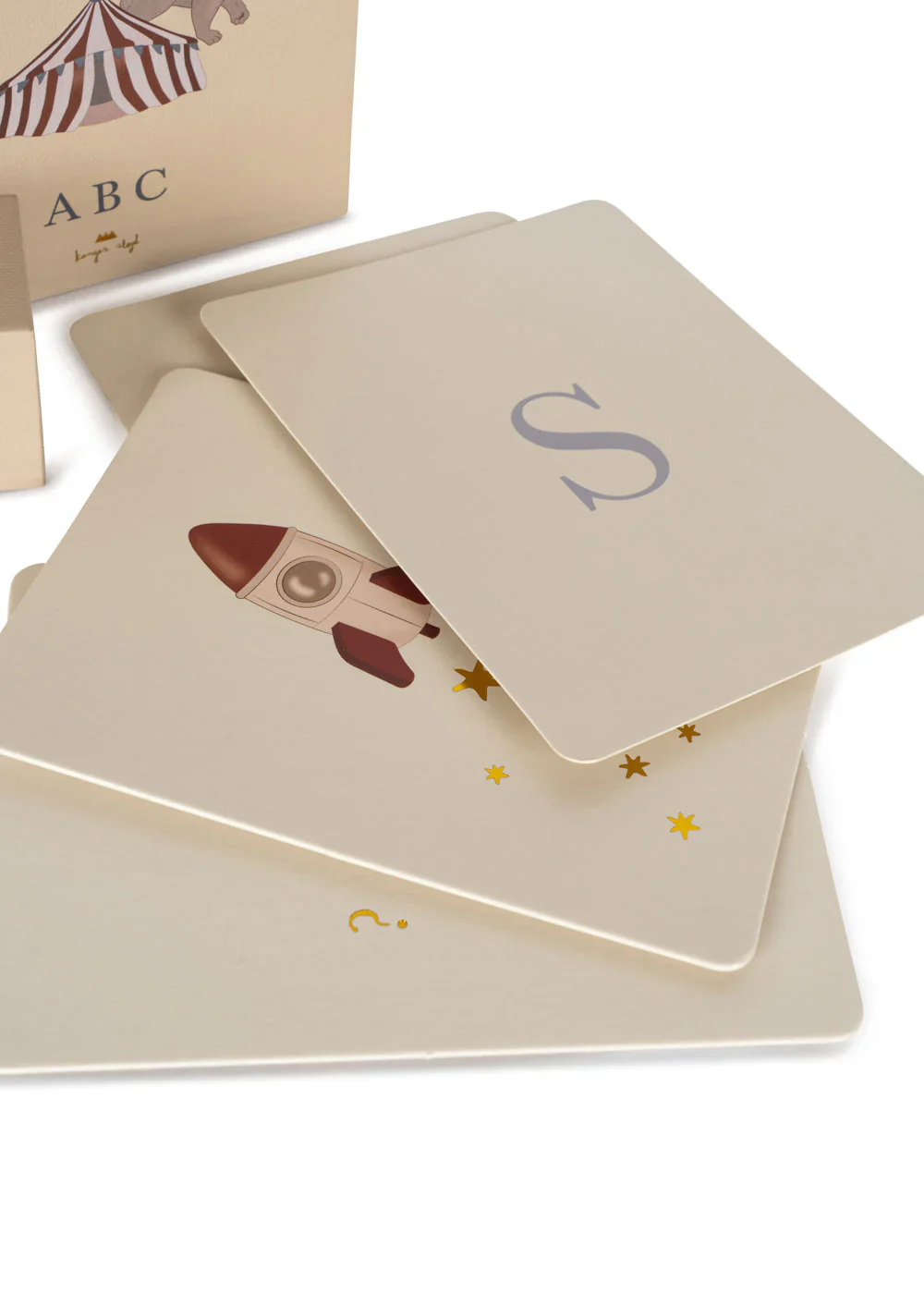 Konges Slojd - Cartes d'apprentissage en carton pour apprendre les chiffres et les lettres – Image 5