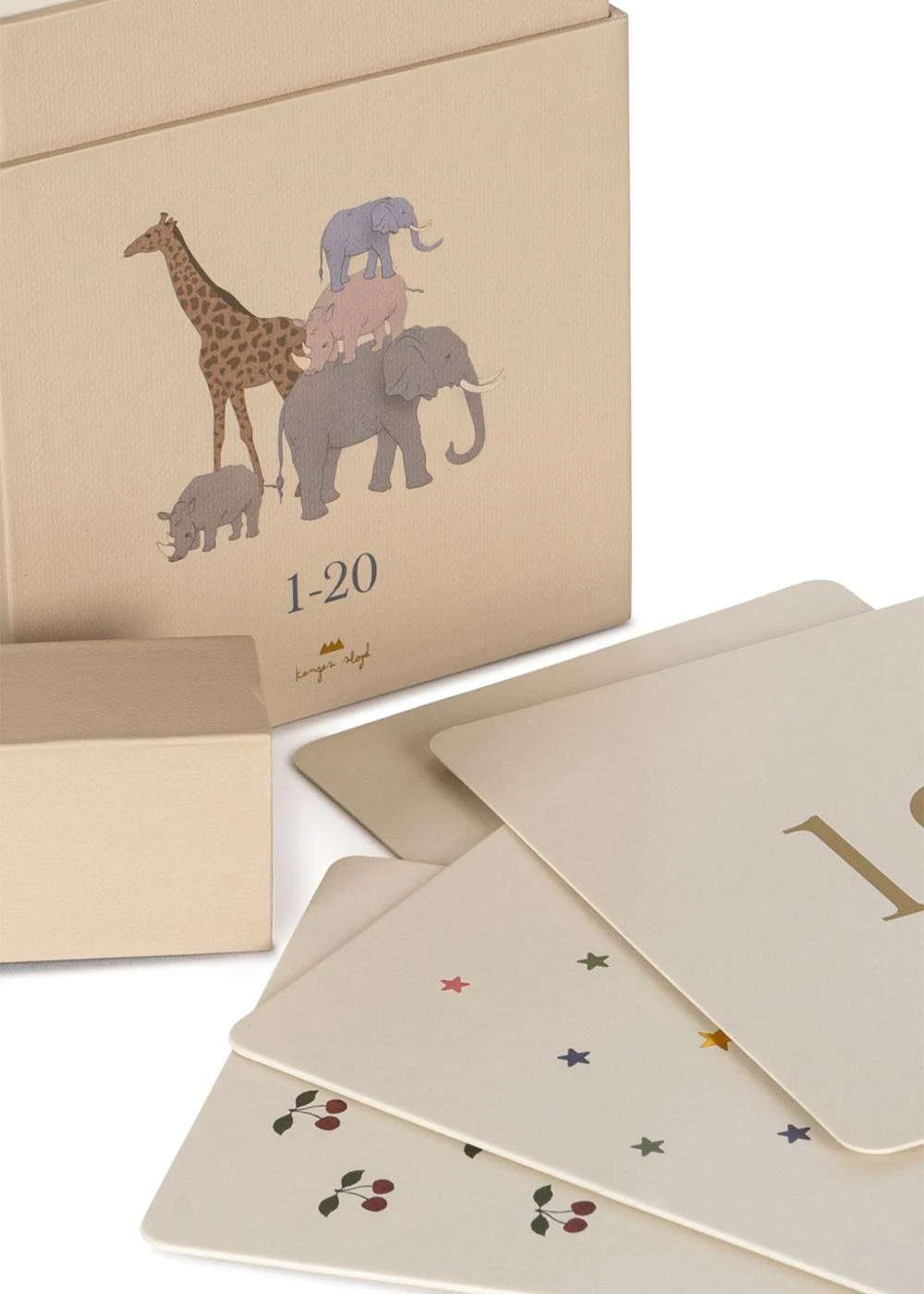 Konges Slojd - Cartes d'apprentissage en carton pour apprendre les chiffres et les lettres – Image 9